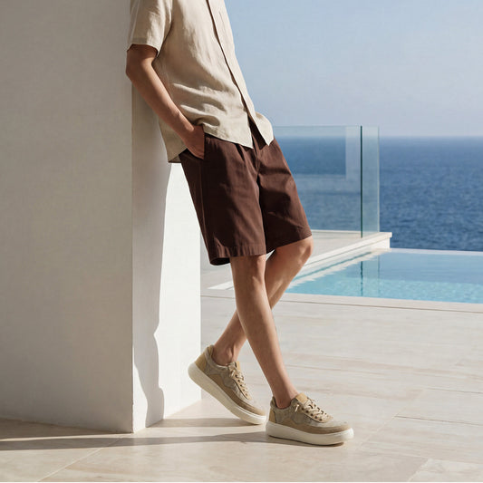Men’s Lightweight Linen Casual Sneakers