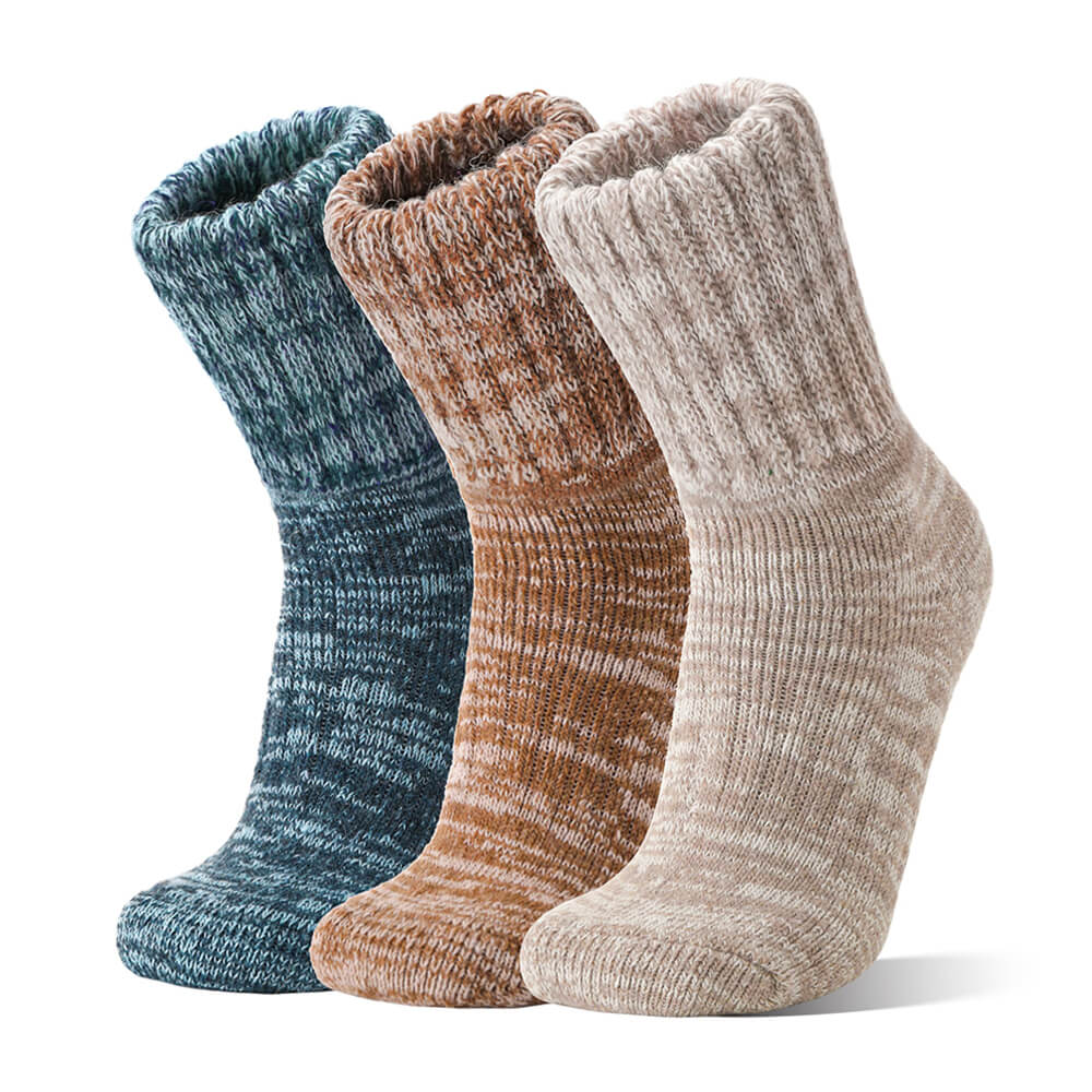 Women’s Merino Wool Thermal Boot Socks – 3 Pair Pack