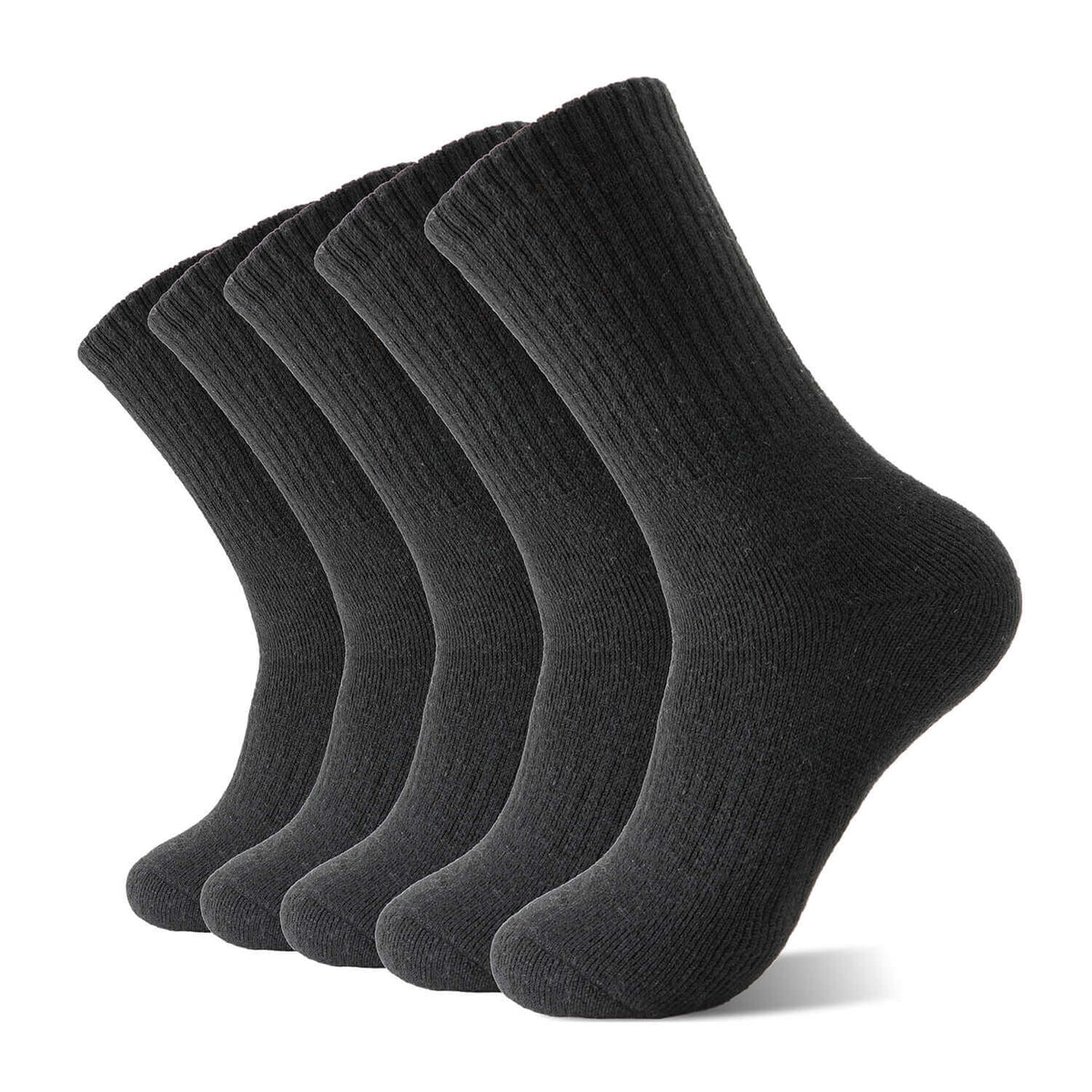 5 Pairs Women's Thick Thermal Socks - Winter Hiking Boot Socks