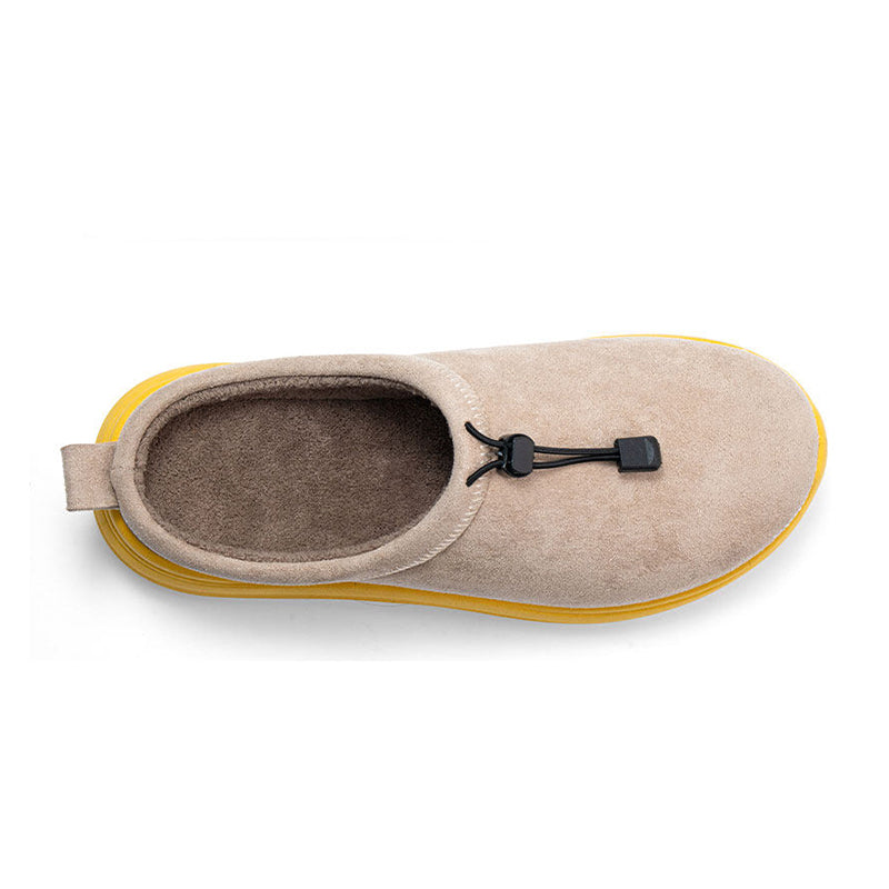 Fleece Lined Mule Slippers for Women & Men – Cushioned Sole, Wide Toe Box