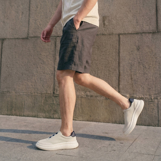 Men’s Lightweight Linen Slip-On Casual Sneakers