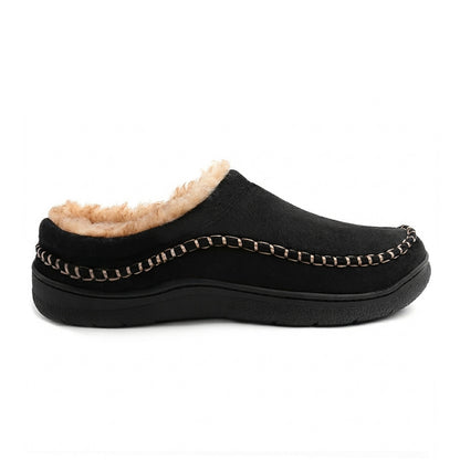 Men’s Soft Warm House Slippers with Light Arch Support