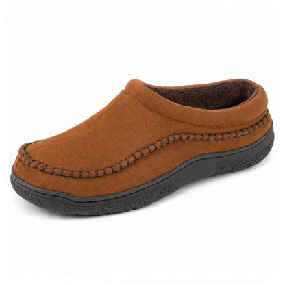 Men’s Soft Warm House Slippers with Light Arch Support