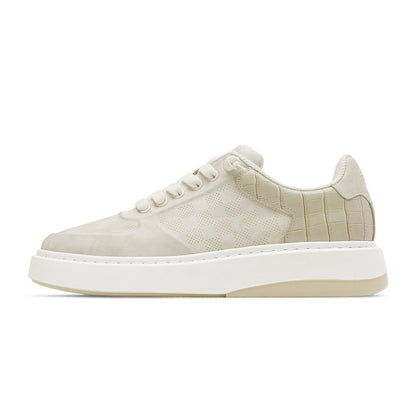 Men’s Breathable Color-Block Platform Casual Sneakers