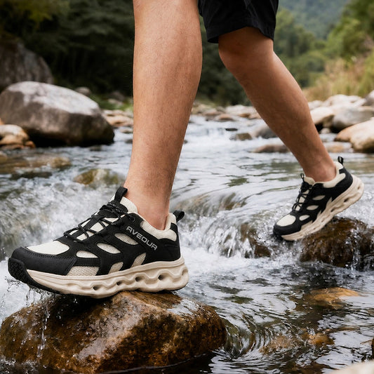 Men’s Mesh Outdoor Hiking Shoes – Quick-Dry & Breathable