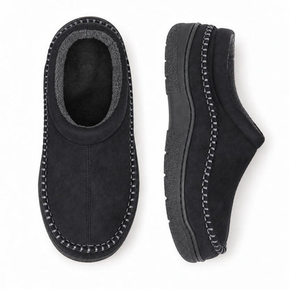 Men’s Soft Warm House Slippers with Light Arch Support