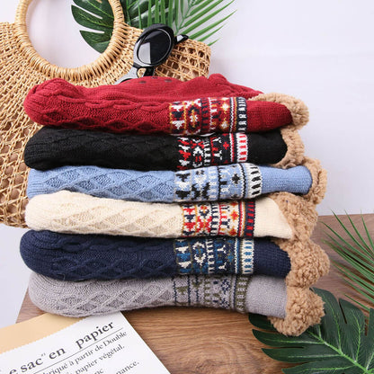 Slipper Socks for Women and Men – Warm Fleece-Lined with Non-Slip Grips