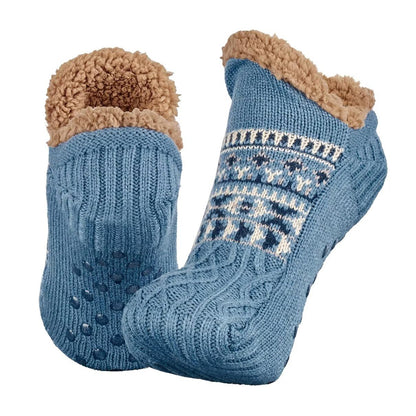 Slipper Socks for Women and Men – Warm Fleece-Lined with Non-Slip Grips