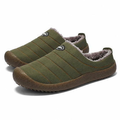 Unisex Ergonomic Winter Slippers – Fleece Lined Non-Slip House Shoes