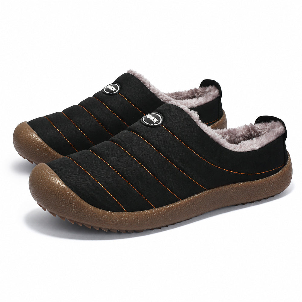 Unisex Ergonomic Winter Slippers – Fleece Lined Non-Slip House Shoes
