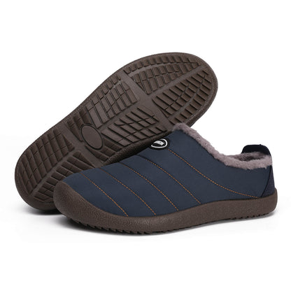 Unisex Ergonomic Winter Slippers – Fleece Lined Non-Slip House Shoes