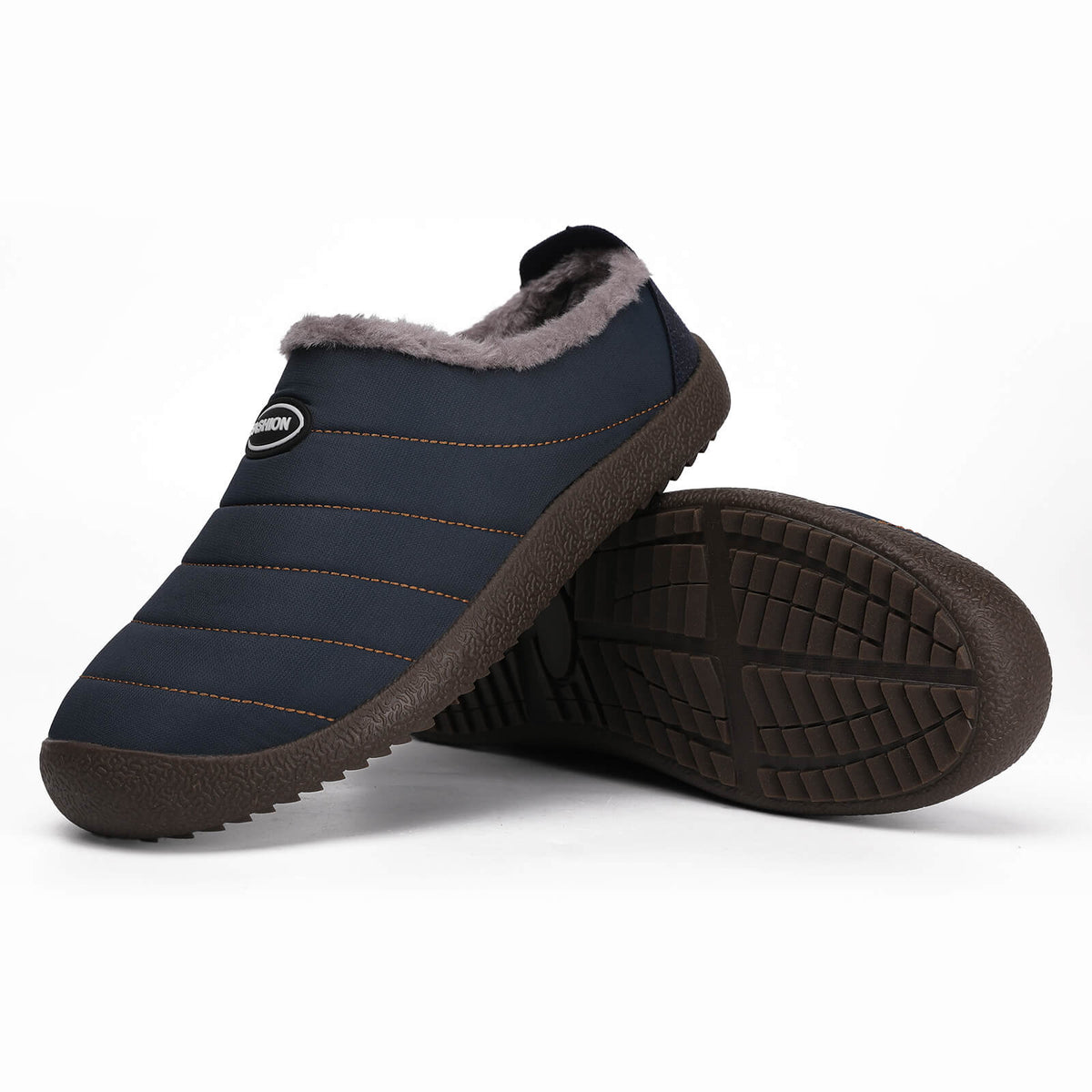 Unisex Ergonomic Winter Slippers – Fleece Lined Non-Slip House Shoes
