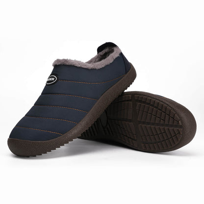 Unisex Ergonomic Winter Slippers – Fleece Lined Non-Slip House Shoes