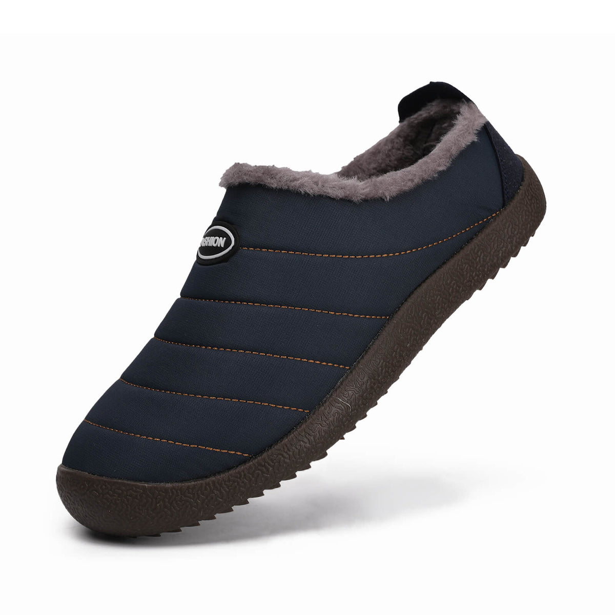 Unisex Ergonomic Winter Slippers – Fleece Lined Non-Slip House Shoes