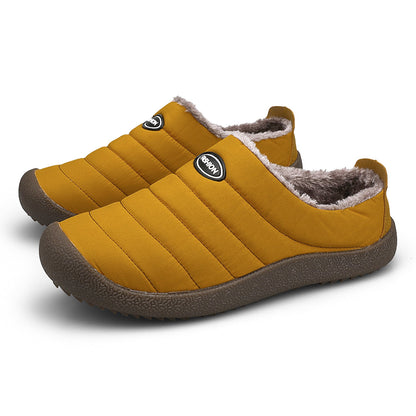 Unisex Ergonomic Winter Slippers – Fleece Lined Non-Slip House Shoes
