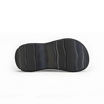 Unisex Waterproof Platform Slippers - Fleece Lined EVA Winter Garden Shoes