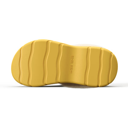 Warm Platform House Slippers for Men & Women - Fleece Lined Winter Shoes with Supportive Sole
