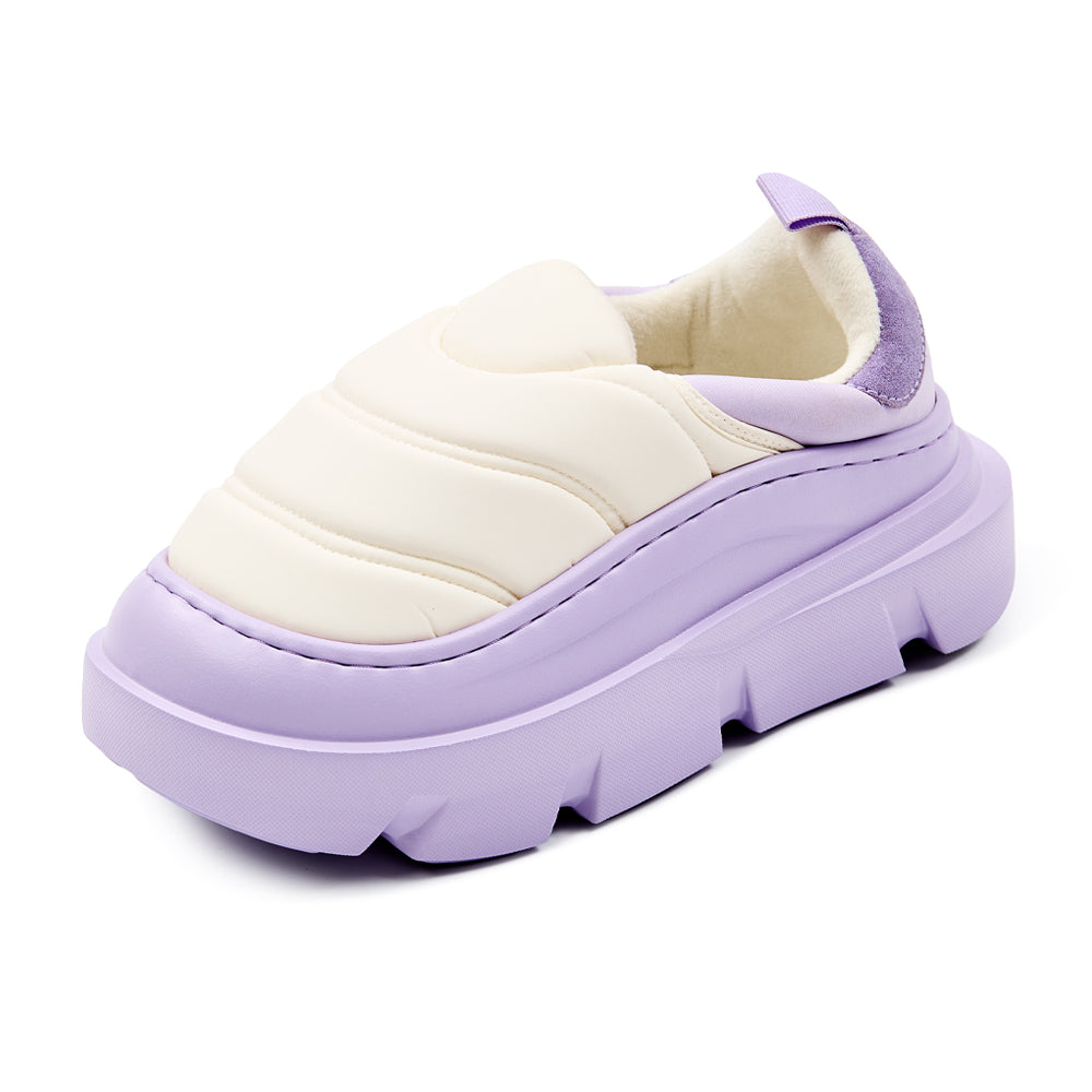 Waterproof Supportive Winter Shoes for Men & Women - Warm Fleece Lined Slippers