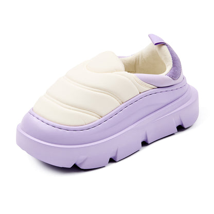 Waterproof Supportive Winter Shoes for Men & Women - Warm Fleece Lined Slippers