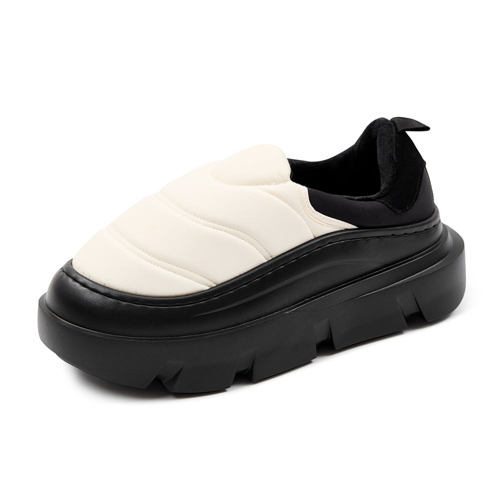 Waterproof Supportive Winter Shoes for Men & Women - Warm Fleece Lined Slippers