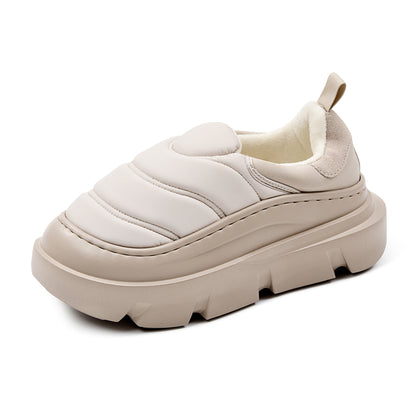Waterproof Supportive Winter Shoes for Men & Women - Warm Fleece Lined Slippers