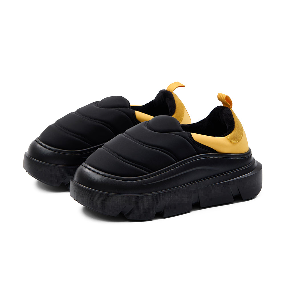 Waterproof Supportive Winter Shoes for Men & Women - Warm Fleece Lined Slippers