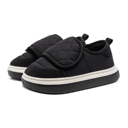 Wide Toe Box Outdoor Slippers for Men & Women - Warm Fleece Lined Winter Shoes