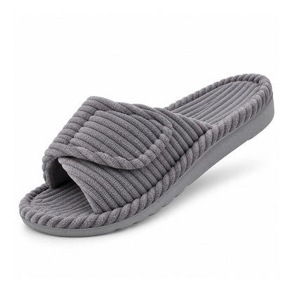 Women’s Arch Support House Slippers – Comfortable, Non-Slip, Adjustable Fit