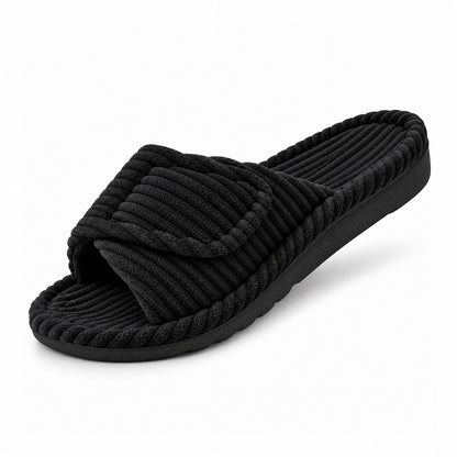 Women’s Arch Support House Slippers – Comfortable, Non-Slip, Adjustable Fit