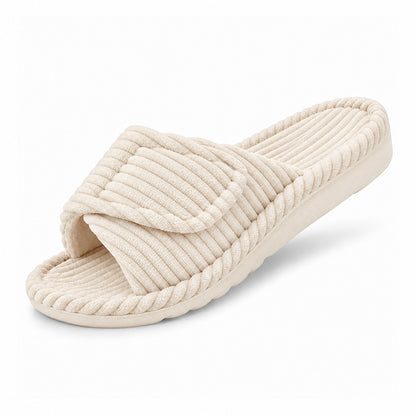 Women’s Arch Support House Slippers – Comfortable, Non-Slip, Adjustable Fit