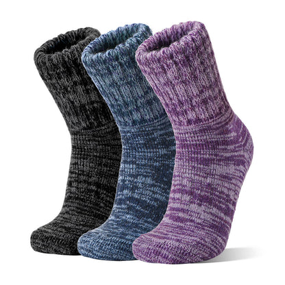 Women’s Merino Wool Thermal Boot Socks – 3 Pair Pack