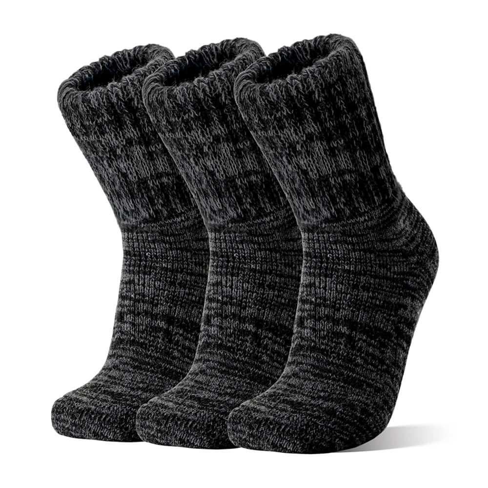 Women’s Merino Wool Thermal Boot Socks – 3 Pair Pack