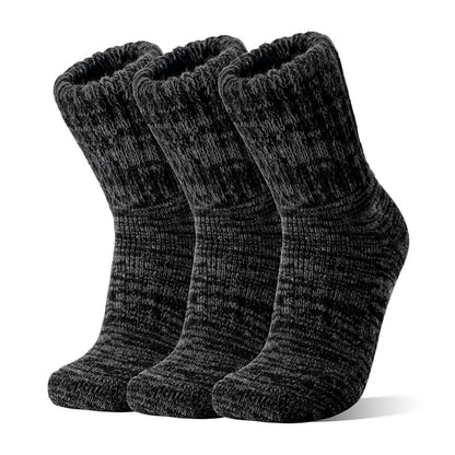 Women’s Merino Wool Thermal Boot Socks – 3 Pair Pack