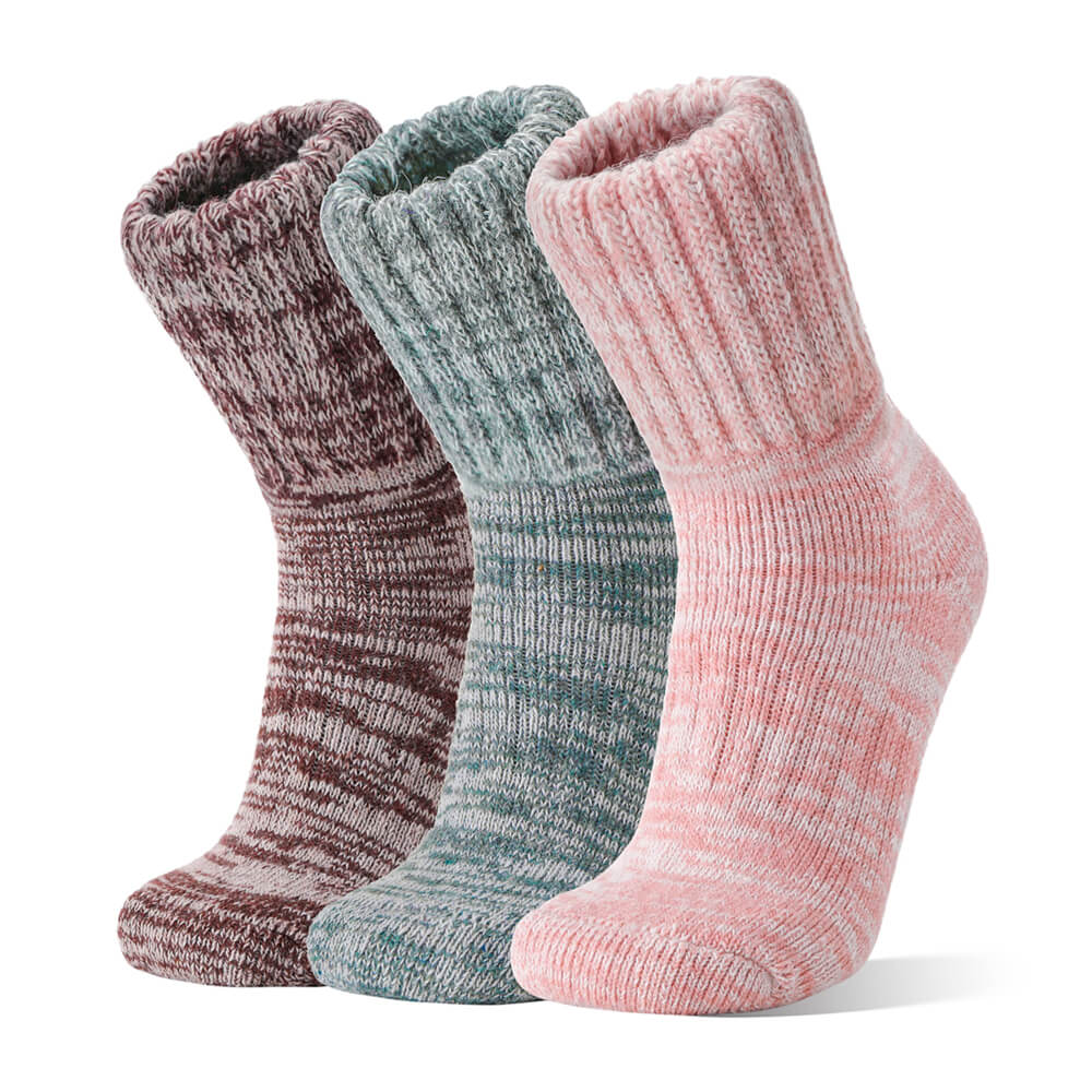 Women’s Merino Wool Thermal Boot Socks – 3 Pair Pack