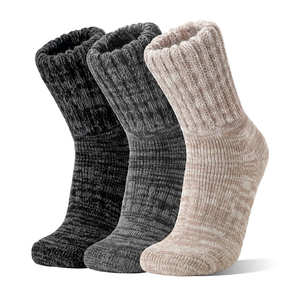 Women’s Merino Wool Thermal Boot Socks – 3 Pair Pack