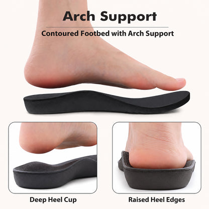 Women’s Orthopedic House Slippers – Memory Foam, Adjustable Fit