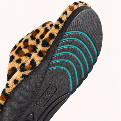 Women’s Orthopedic House Slippers – Memory Foam, Adjustable Fit