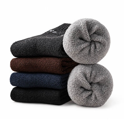 Women’s Thick Wool Blend Winter Socks 5 Pairs
