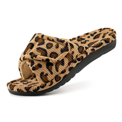 Women’s Arch Support House Slippers – Comfortable, Non-Slip, Adjustable Fit