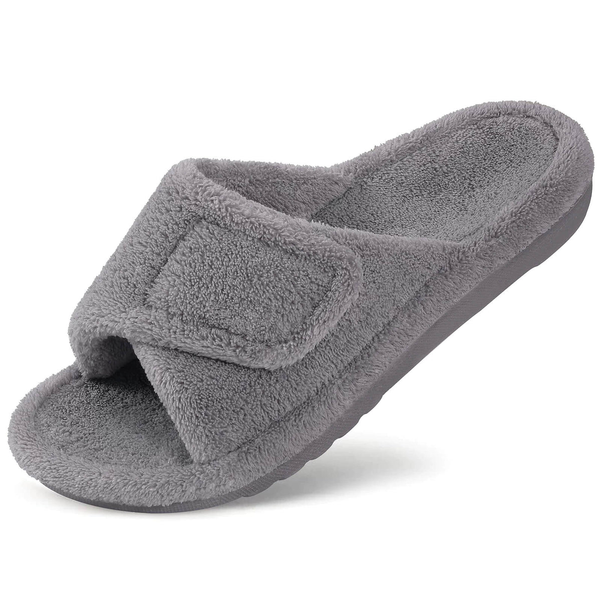 Women’s Orthopedic House Slippers – Memory Foam, Adjustable Fit
