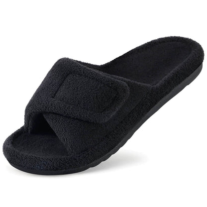 Women’s Orthopedic House Slippers – Memory Foam, Adjustable Fit